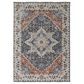 Feizy Kaia 39HTF 3" x 10" Blue and Red Runner, , large