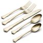 Oneida James Street 20-Piece Flatware Set in Champagne, , large