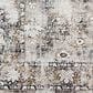 Surya Solar 10" x 14" Black, Gray, Charcoal, Saffron and White Area Rug, , large