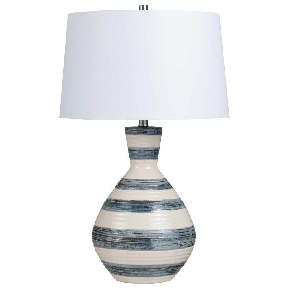 Crestview Collection Avent Table Lamp in Cream and Navy, , large