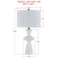 Southern Lighting Jayden Table Lamp in White, , large
