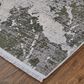 Feizy Cadiz 39N5F 7"9" x 11" Green and Ivory Area Rug, , large