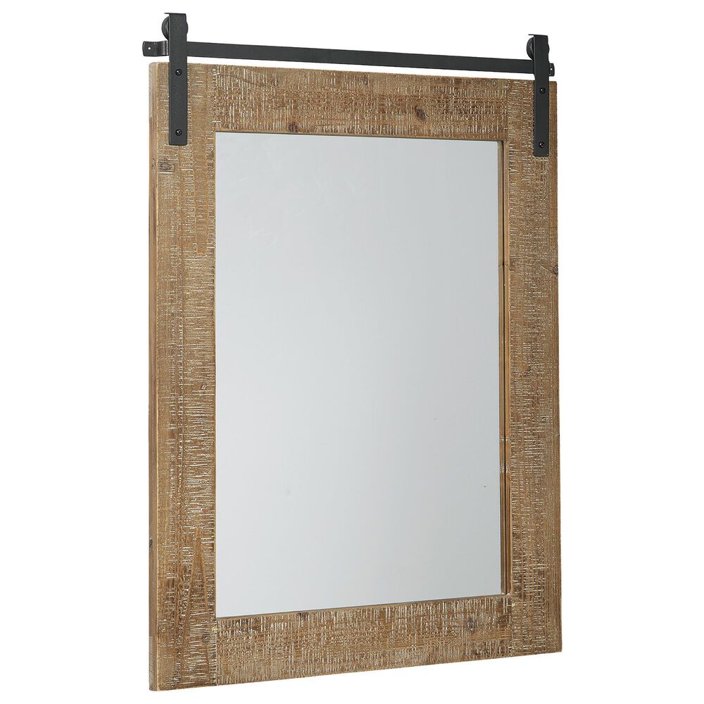 Ashley Lanie Accent Mirror in Antique Brown, , large