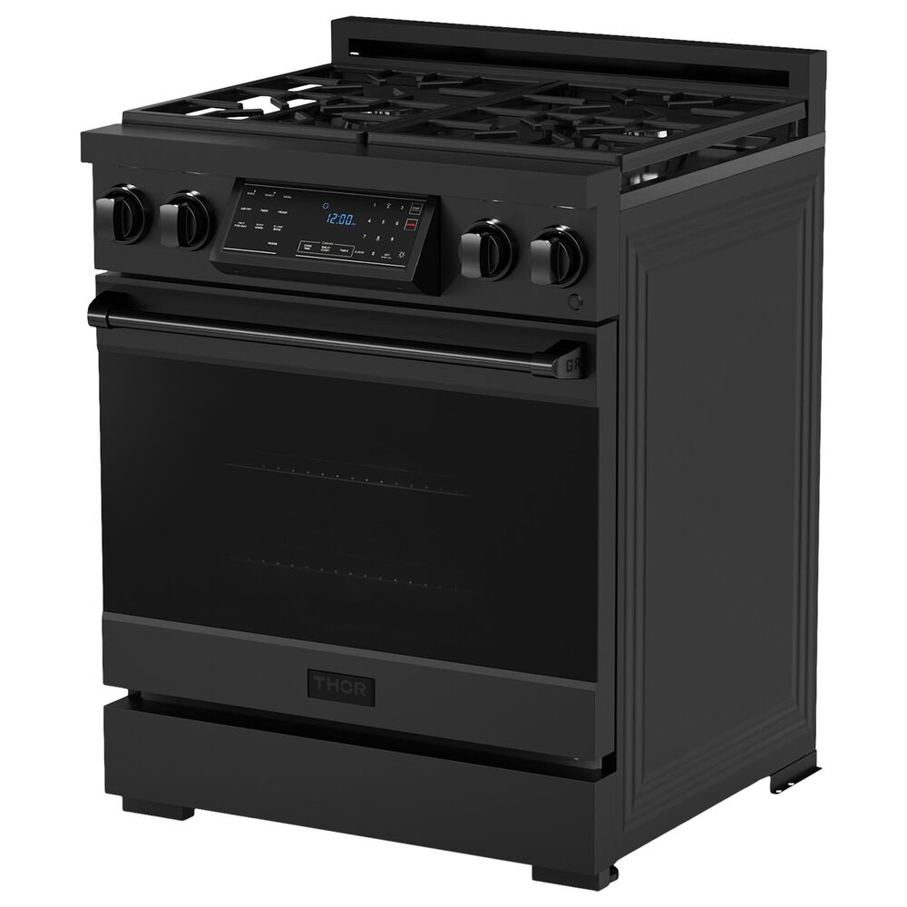Thor Kitchen Gordon Ramsay 4.55 Cu. Ft. Professional Liquid Propane Range in Black, , large