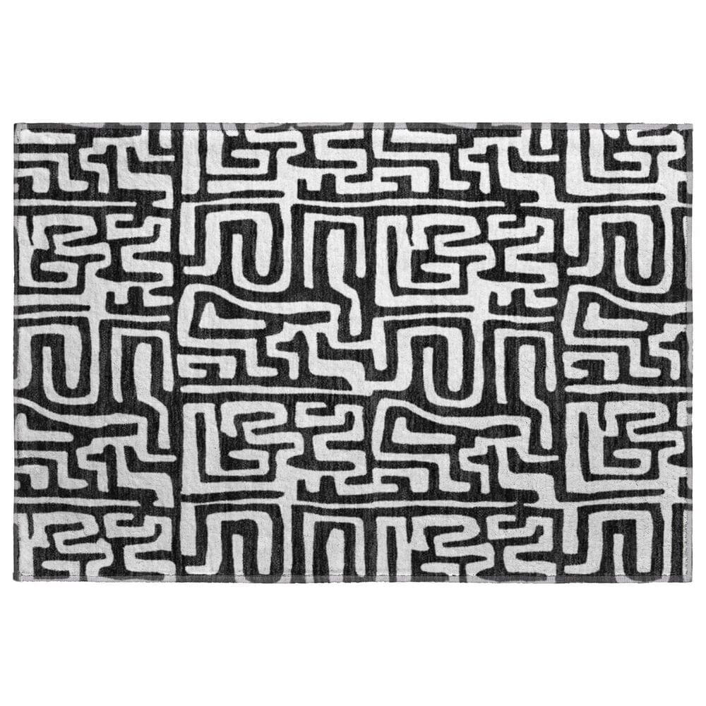 Dalyn Rug Company The Reserve TR1 Black 1"8" x 2"6" Indoor/Outdoor Area Rug, , large