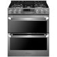 LG SIGNATURE Dual Fuel Double Oven Range in Textured Steel, , large