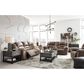 Ashley Stoneland Power Reclining Sofa in Fossil, , large