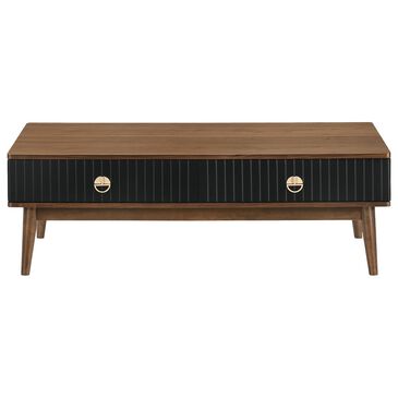 Blue River Amigo Coffee Table in Black/Walnut, , large