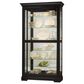 Howard Miller Tyler II Curio Cabinet in Black Satin, , large