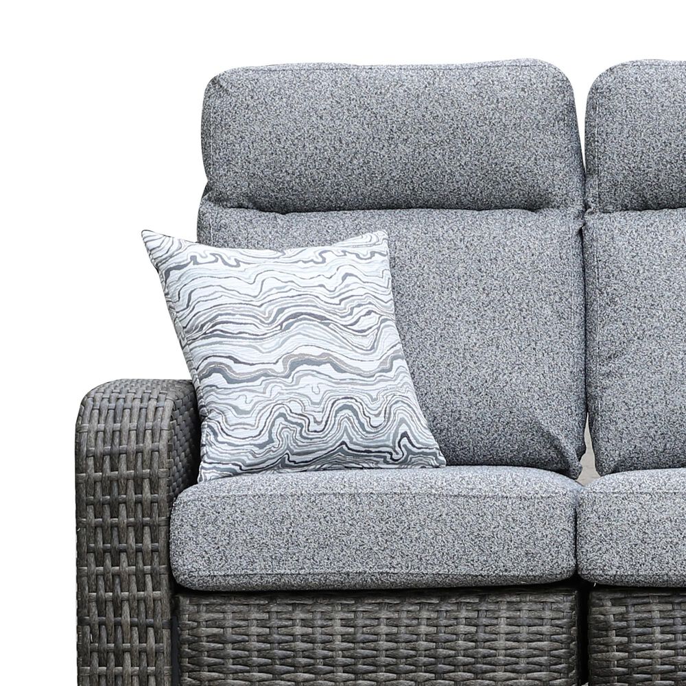 Summit Home Hampton Cove Recliner Sofa in Tobias Color Shadow, , large