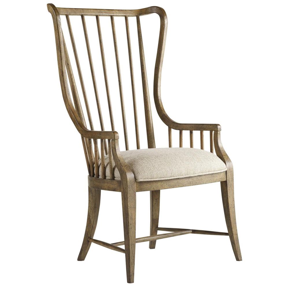 Hooker Furniture Sanctuary Tall Spindle Arm Chair, , large