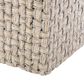 Surya Cordoba Pouf in Cream and Seafoam, , large