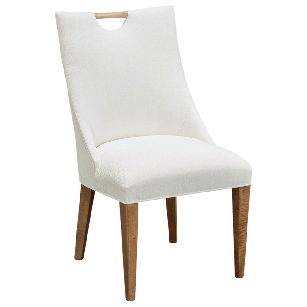 Fleming Furniture Co. Christopher 6-Piece Rectangular Dining Set with Wood and Fabric Side Chairs in Pecan, , large