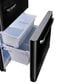 Unique Appliances Classic Retro 18 Cu. Ft Bottom Freezer Refrigerator in Midnight Black, , large