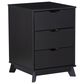 Linon Home Decor Polly 3-Drawer Nightstand in Black, , large
