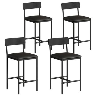 GARVEE 25.5" Bar Stool in Black (Set of 4), , large