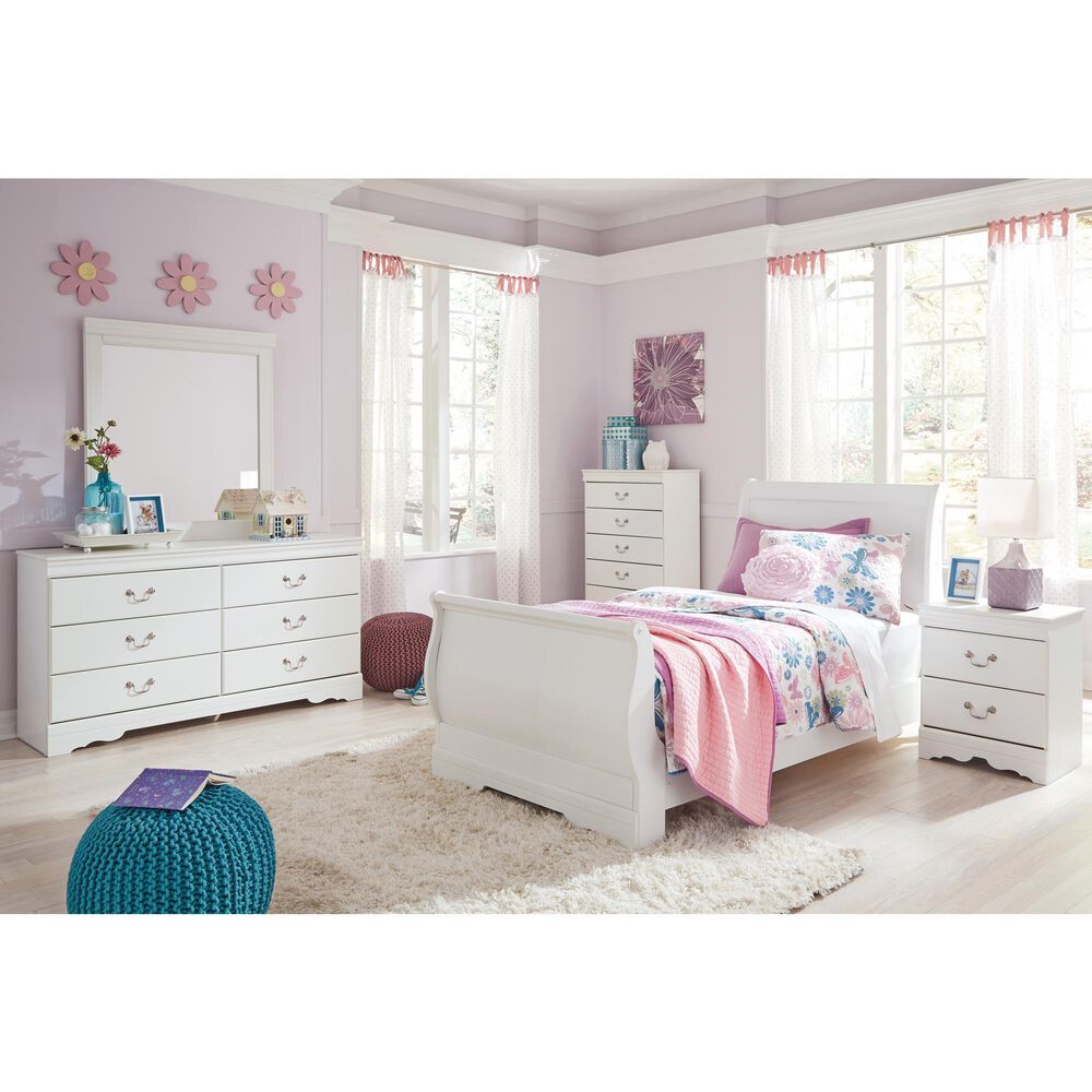 Ashley Anarasia 6 Drawer Dresser in White, , large