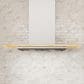 Zephyr Modena 30" Color Changing Wall Mount Chimney Range Hood in Stainless Steel, , large