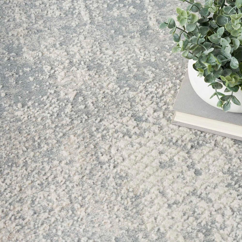 Nourison Exhale 5&#39;3&quot; x 7&#39;3&quot; Light Grey Area Rug, , large