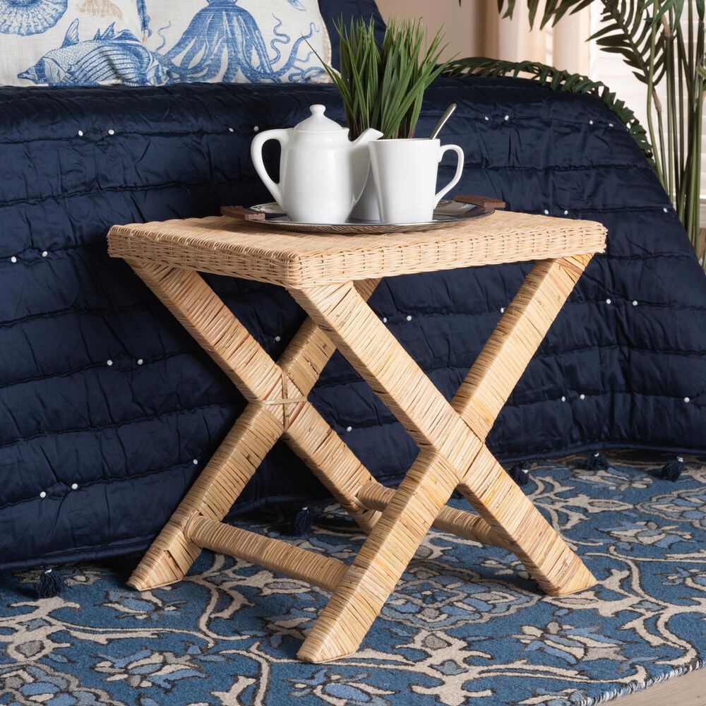 Baxton Studio Farica Accent Bench in Natural Brown, , large