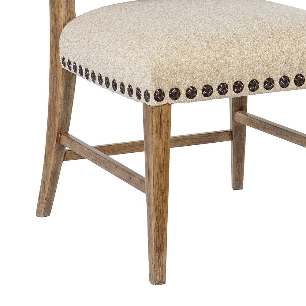 Hooker Furniture Big Sky Side Chair with Beige Cushion in Vintage Natural &#40;Set of 2&#41;, , large