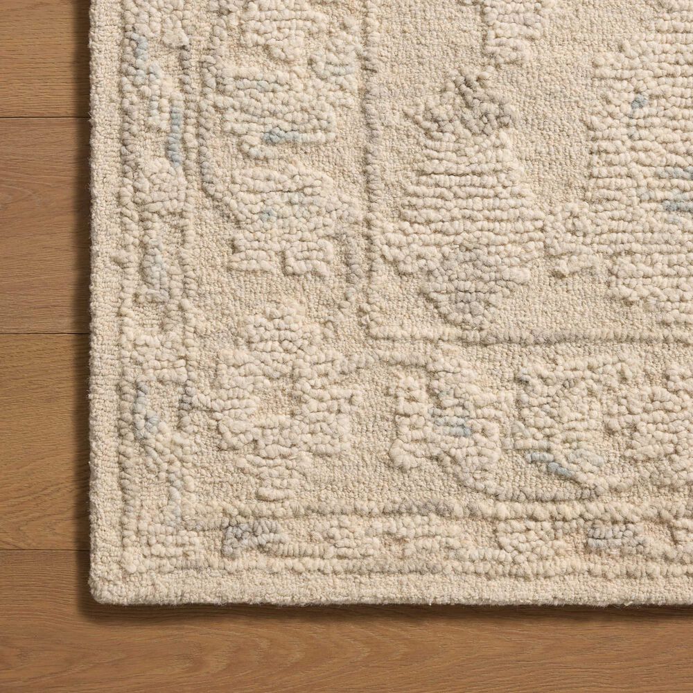 Loloi Cynthia Ivory and Sky 5&#39; x 7&#39;6&quot; Area Rug, , large