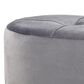 Baxton Studio Simone Ottoman in Grey/Natural, , large