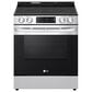 LG 3-Piece Kitchen Package with 6.3 Cu. Ft. Slide-In Electric Smart Range, Dishwasher and Microwave Oven in Stainless Steel, , large