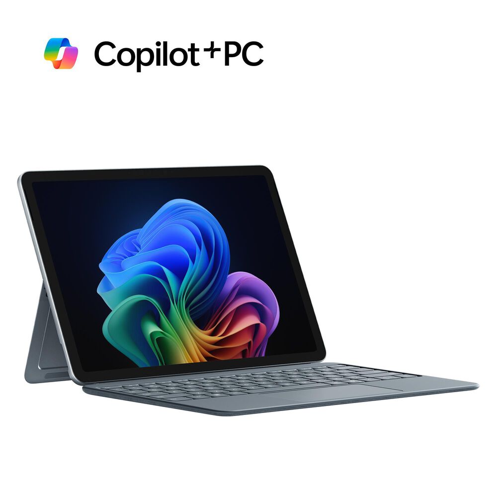 Microsoft Surface Pro Copilot+ PC 12&quot; Touch-Screen Tablet - Qualcomm Snapdragon X Plus - 16GB RAM - 512GB UFS - Windows 11 Home - Wi-Fi Only - Ocean - Device Only - &#40;Latest Model&#41;, , large