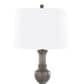LumiSource Griffin Polyresin Floor Lamp in Grey, , large