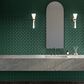 Dal-Tile Artefino Vintage Jade 2" Floret on 12" x 12" Porcelain Mosaic Sheet, , large