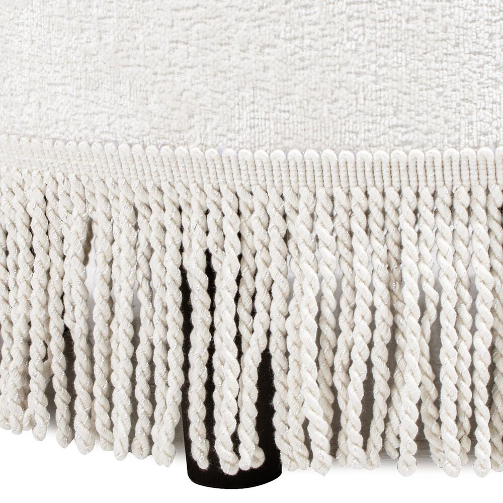 Jennifer Taylor Home Yolanda Standard Ottoman in Almond White and Ivory, , large