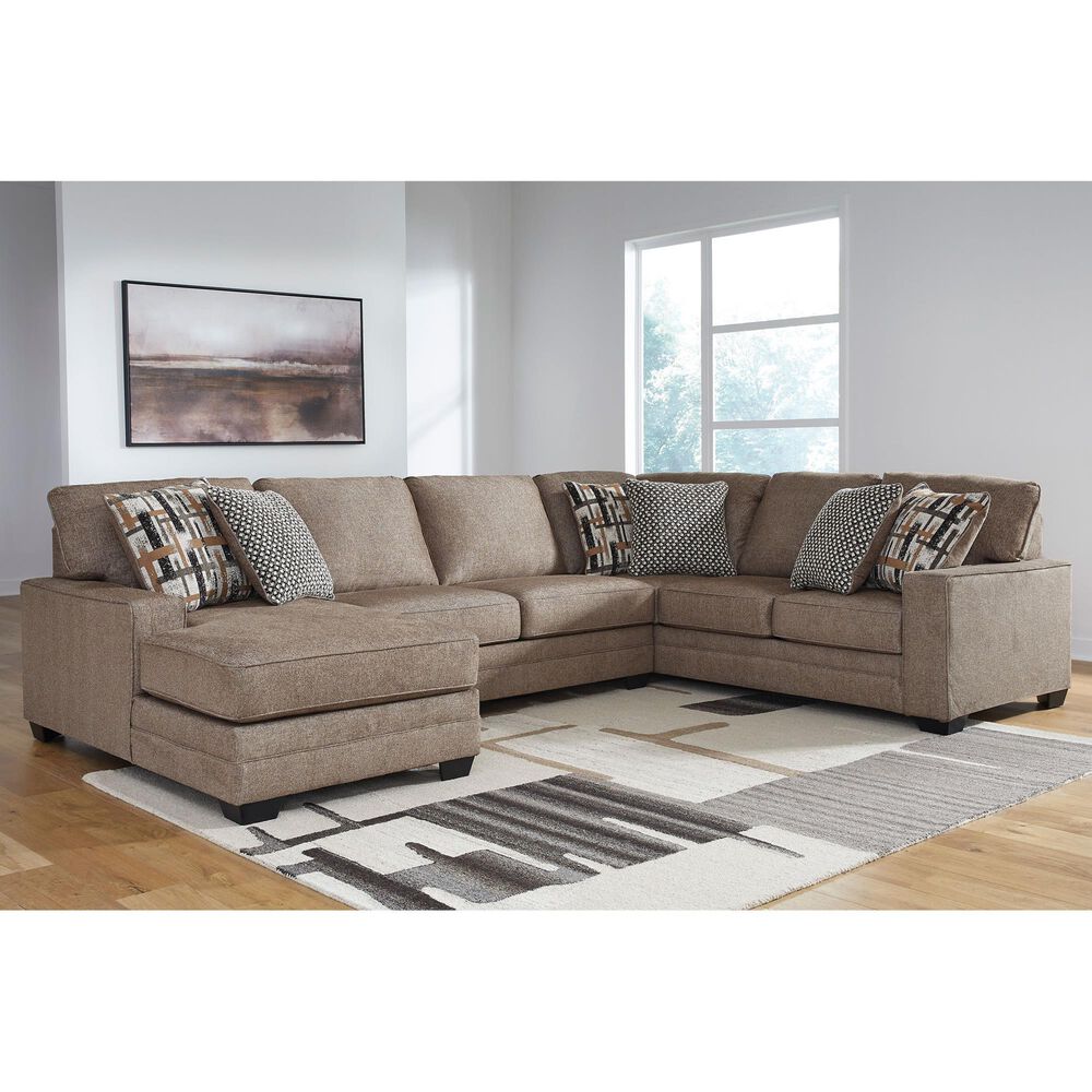 Ashley Cannonbrook 3-Piece Sectional in Cannonbrook Nutmeg, , large