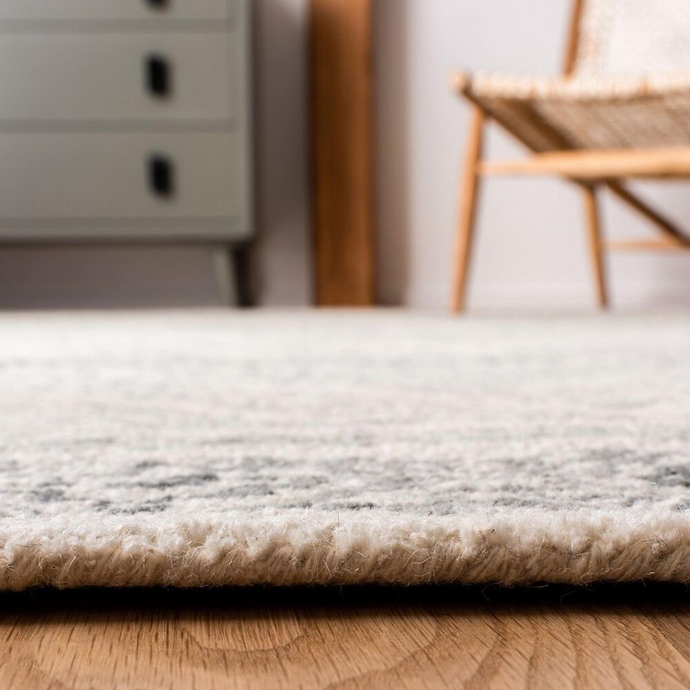 Safavieh Micro-Loop 9&#39; x 12&#39; Ivory and Grey Area Rug, , large