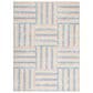 Safavieh Kids Playhouse Geometric 6"7" x 9" Ivory and Blue Rug, , large