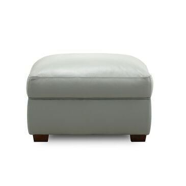 Sienna Designs Leather Ottoman in Caesar Ice, , large