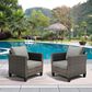 HOMLUX Patio Lounge Chair in Dark Gray (Set of 2), , large