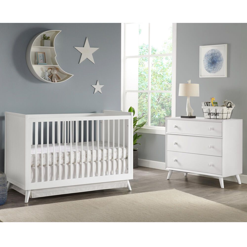 OZLO BABY 3-In-1 Crib And Dresser, , large