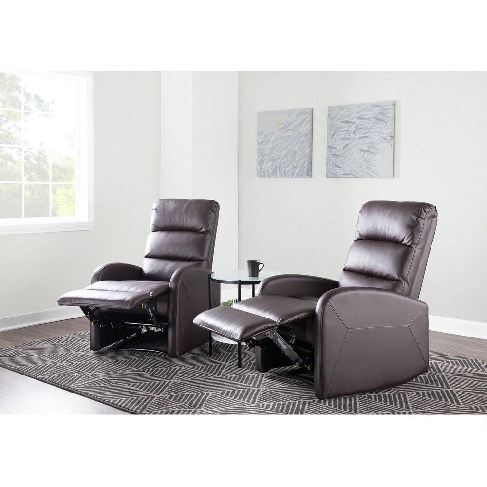 Lumisource Dormi Recliner Chair in Brown, , large