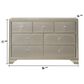 Crown Mark Lyssa 3-Piece King Panel Bedroom Set in Champagne, , large
