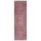 57 Grand by Nicole Curtis Series 1 Brick Red, Navy and Ivory 2" x 6" Runner, , large