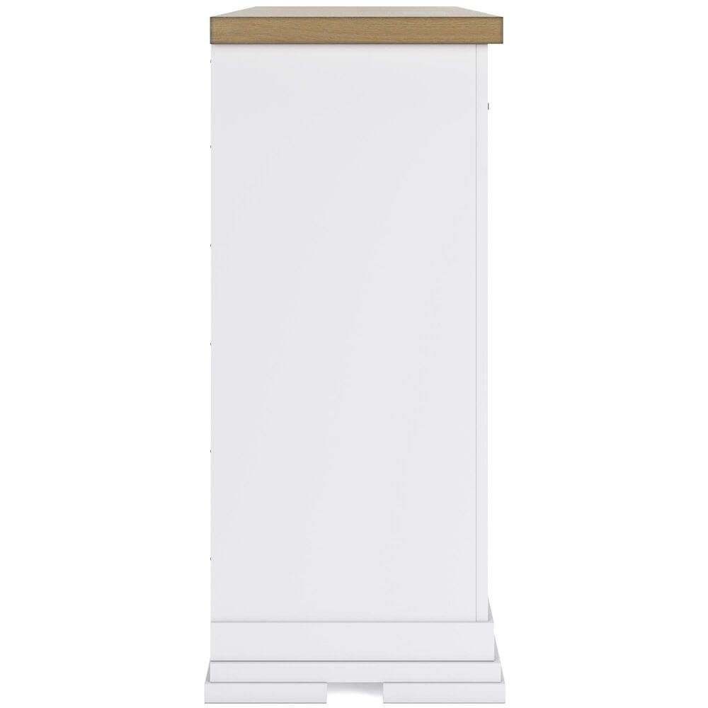 Ashley Ashbryn Dresser in White and Natural, , large