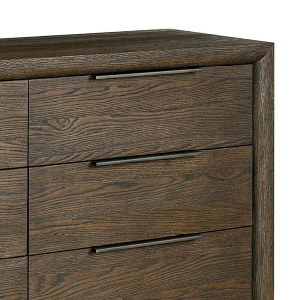 Furniture Worldwide Modern 4-Piece King Panel Bedroom Set in Sable with USB Ports and Outlets, , large