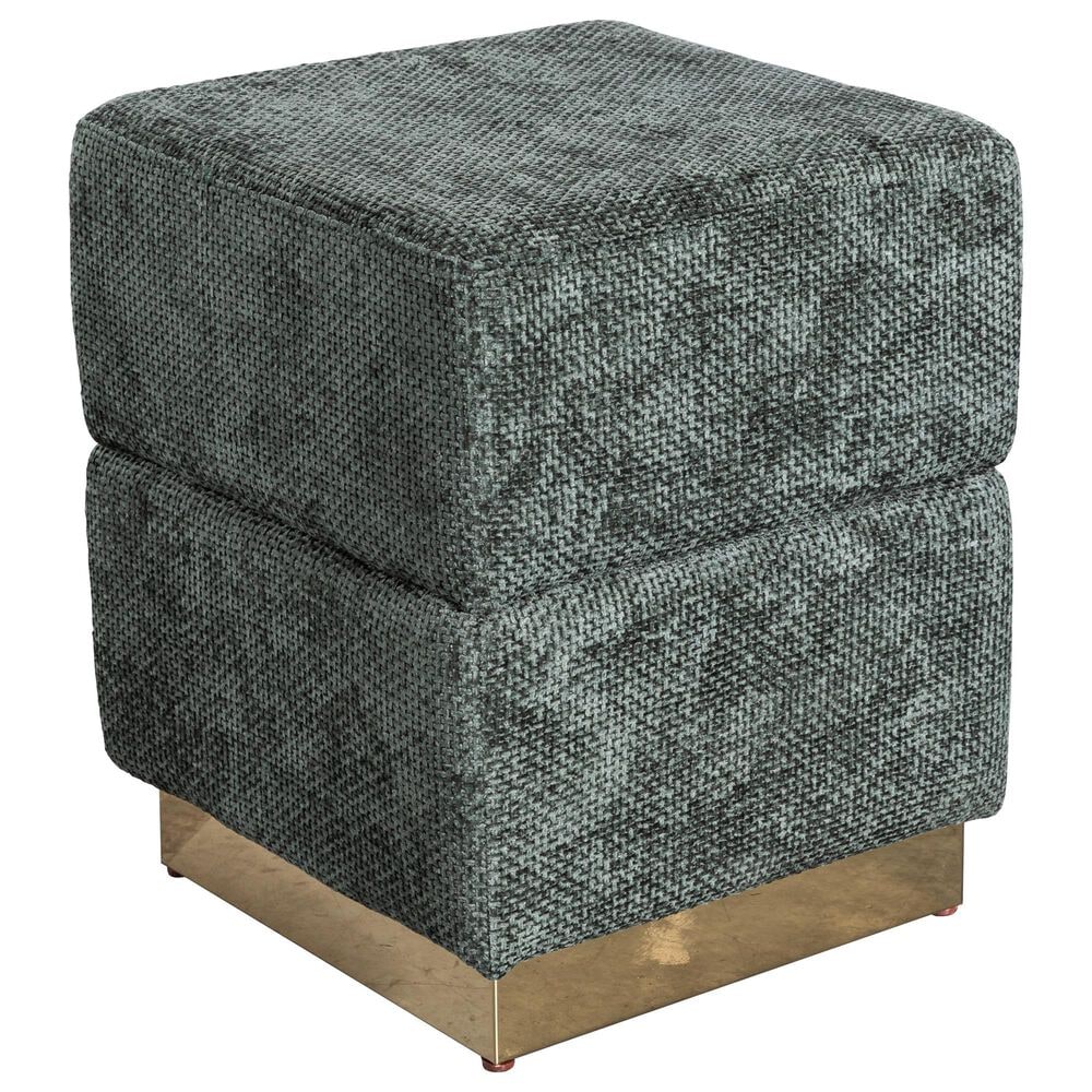 Furniture of America Krysten Storage Ottoman in Green, , large