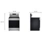 LG 6.3 Cu. Ft. Freestanding Electric Convection Smart Range in Stainless Steel, , large