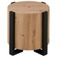 Steve Silver Furniture Darcie End Table in Natural and Black, , large