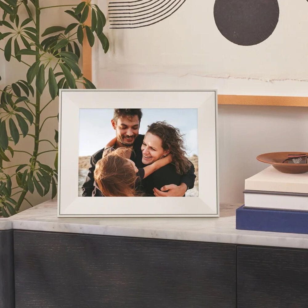Aura Aspen 12" Digital Picture Frame in Matted Clay, , large