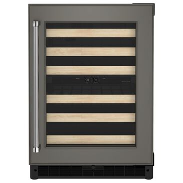 KitchenAid 24" Undercounter Wine Cellar with Wood-Front Racks and Right Hinge - Panel Sold Separately, , large