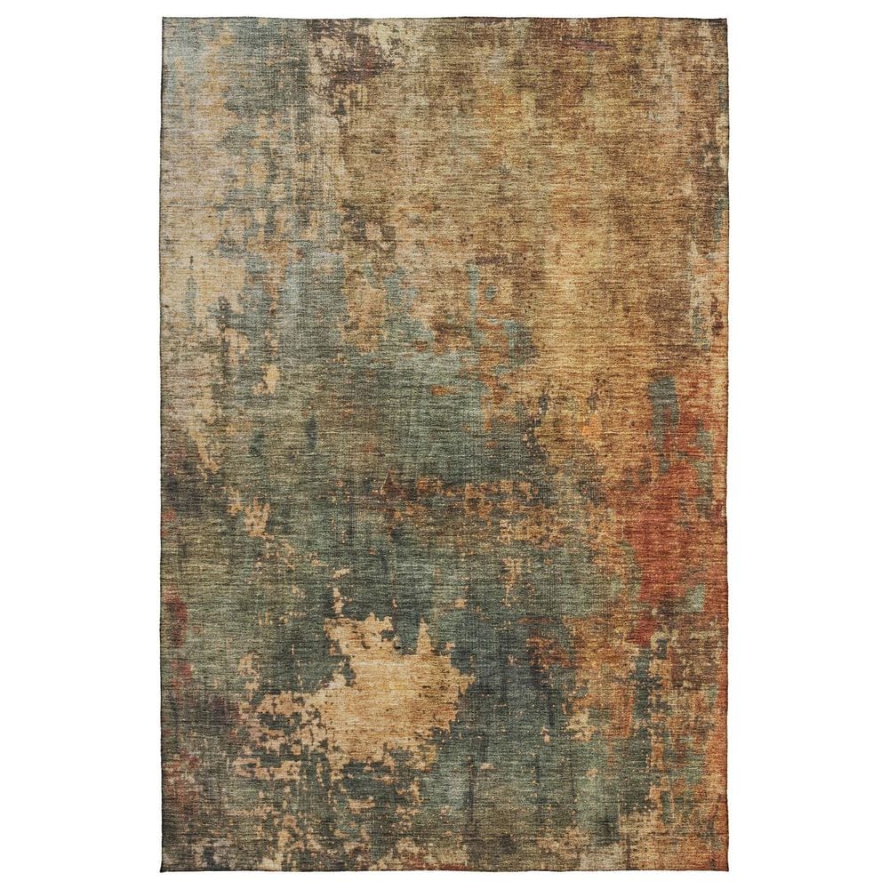 Dalyn Rug Company Nouveau NV19 10" x 14" Sage Indoor/Outdoor Area Rug, , large