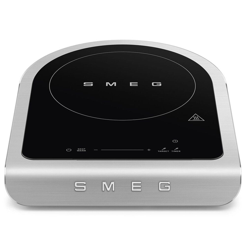 SMEG 12" Portable Induction Cooker in Jade Emerald Green, Grey and Black, , large
